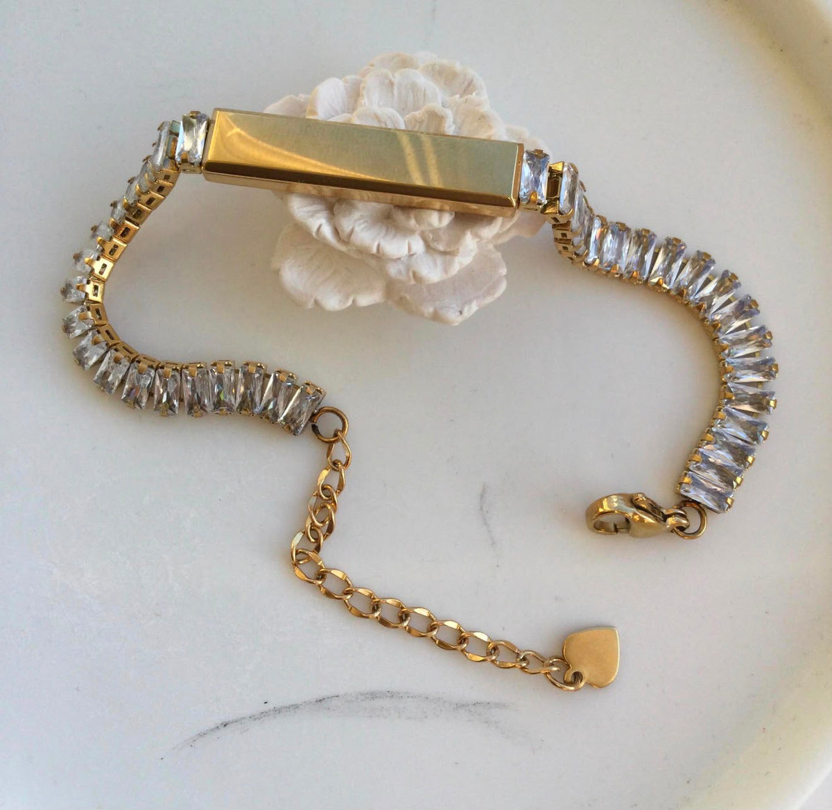 Brățară Damă Nairobi Diamond Personalizată, din Oțel Inoxidabil cu Cristale Zirconiu