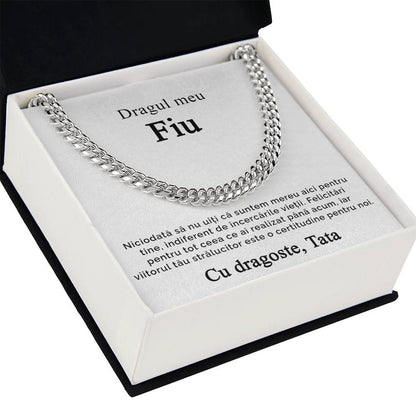 Colier de la tata pentru fiu