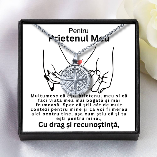 Pentru Prietenul Meu- Lănțișor Compass