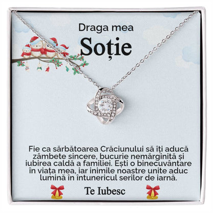Cadou Pentru Sotie de Craciun- Love Knot