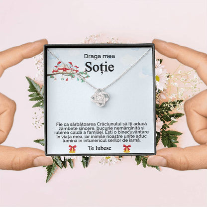 Cadou Pentru Sotie de Craciun- Love Knot