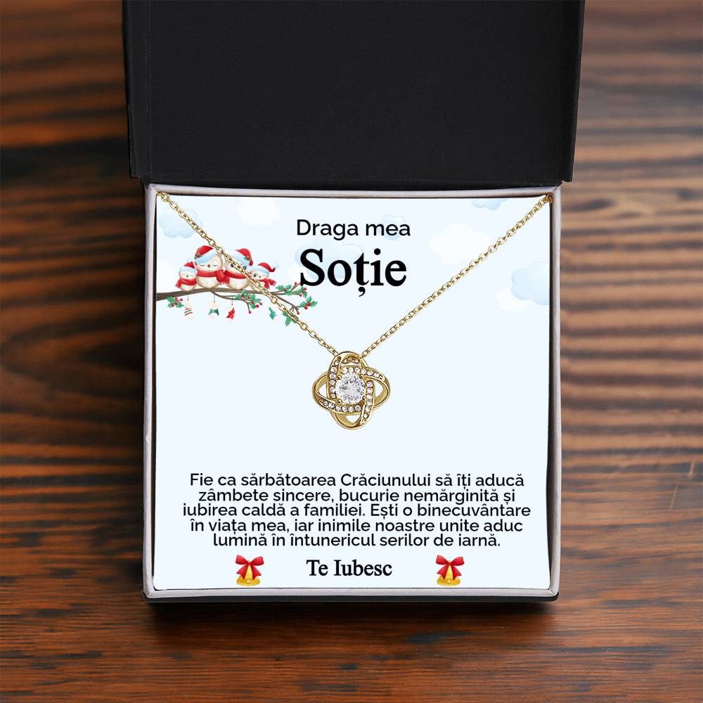 Cadou Pentru Sotie de Craciun- Love Knot