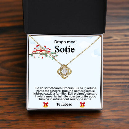 Cadou Pentru Sotie de Craciun- Love Knot