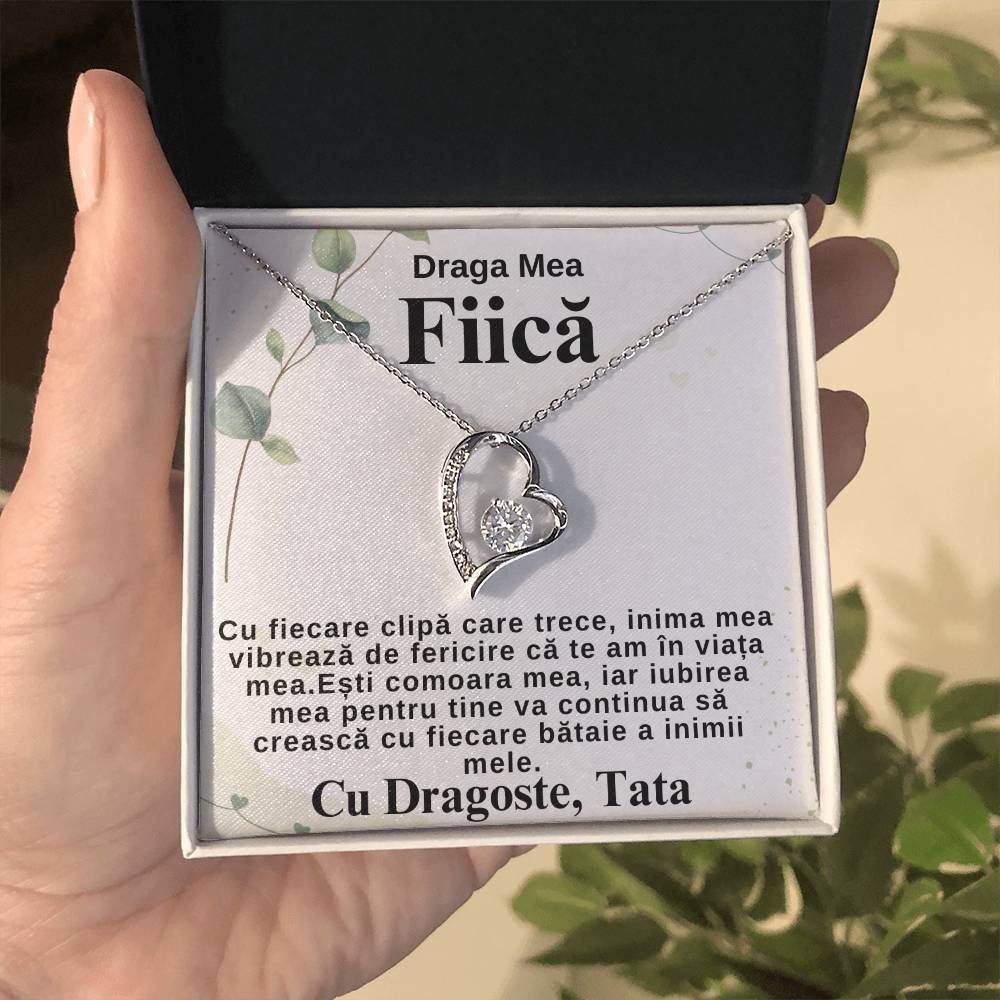 Cadou de la tata - Colier Inima Forever