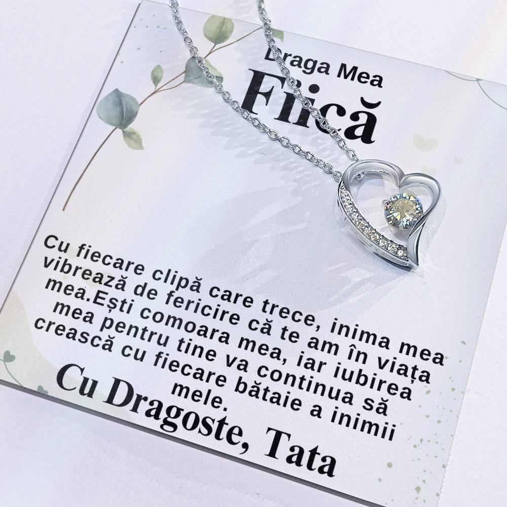 Cadou de la tata - Colier Inima Forever