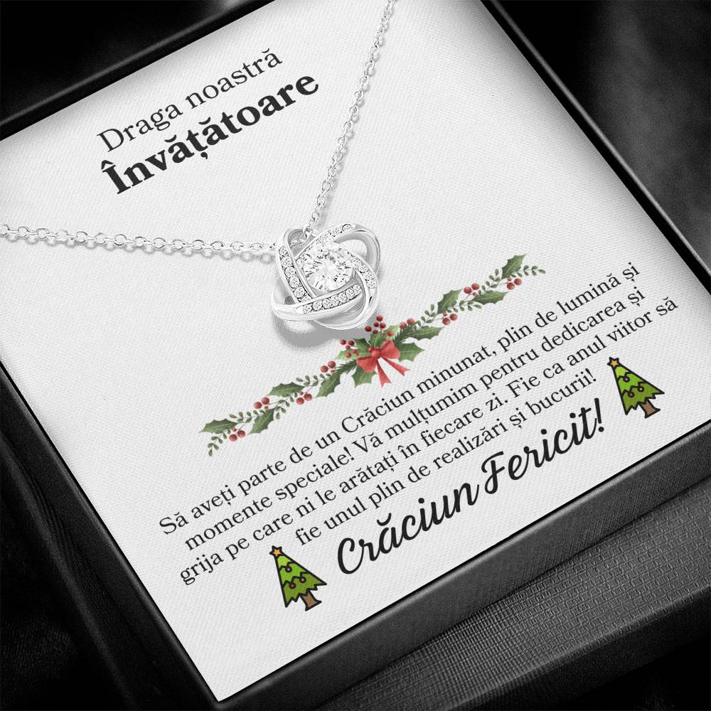 lantisor cadou invatatoare craciun