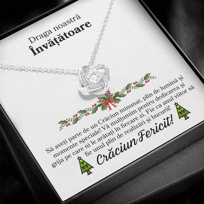 lantisor cadou invatatoare craciun