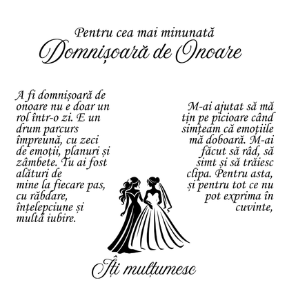 lantisor personalizat cadou domnisoara de onoare