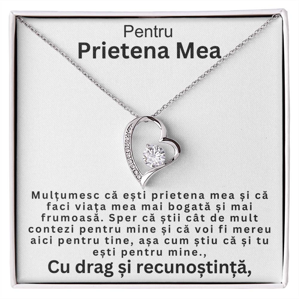 Idei de Cadouri Pentru Prietene - Colier Argint  Inimă