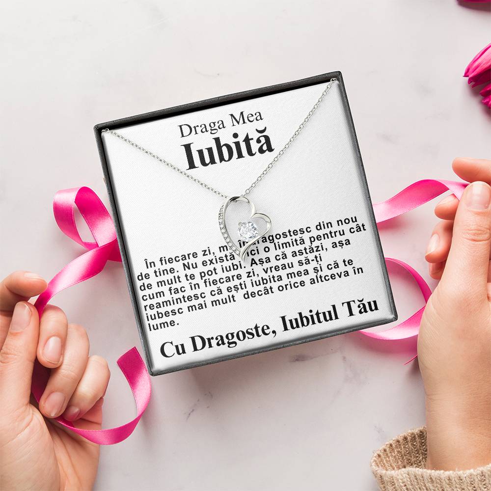 colier argint iubita