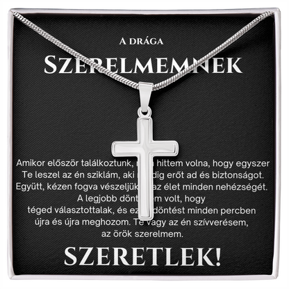 Ajándék szeretett férjemnek – Kereszt nyaklánc